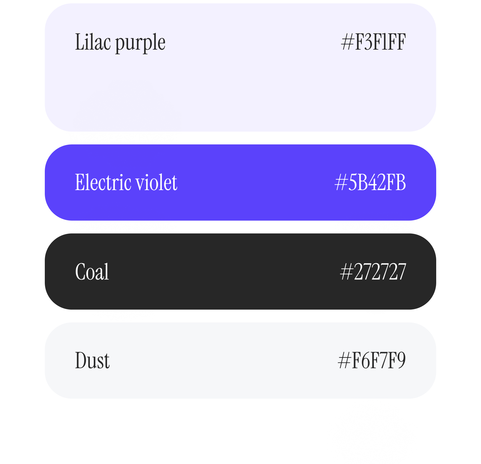 Plenti brand color palette